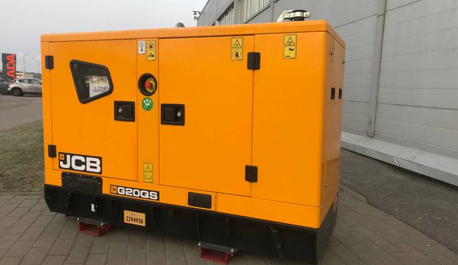 Дизельный генератор JCB G27QS – в аренду за 1 500 рублей